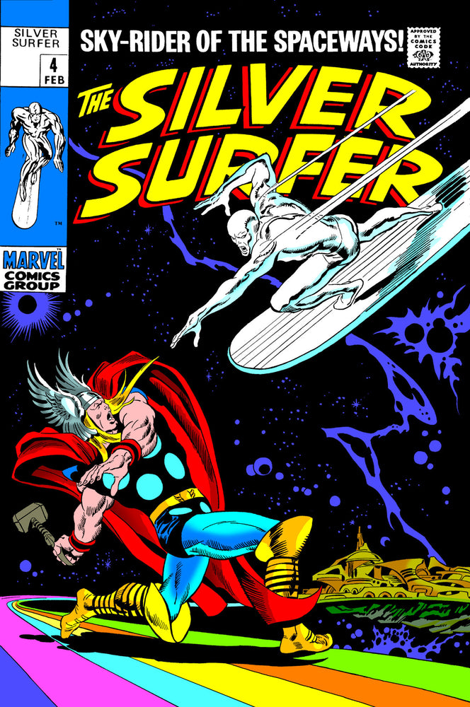 Silver Surfer Omnibus Vol. 1 John Buscema Thor Cover [New Printing 2, DM Only] | Hardcover - Image - Graphic Novels - Image - Pop Weasel