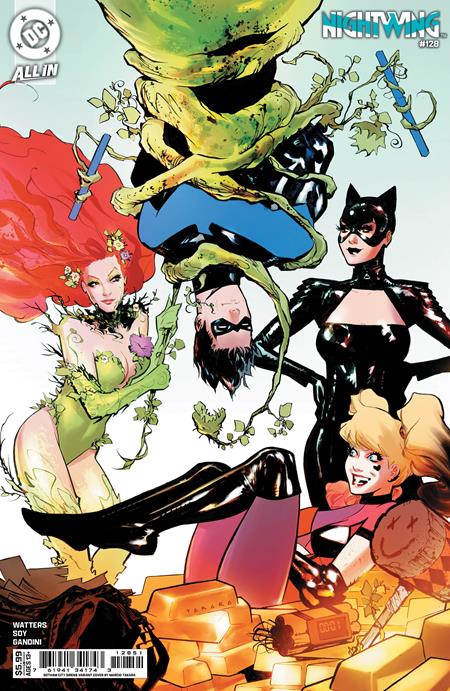 Nightwing #128  D Marcio Takara Gotham City Sirens Card Stock Var - Image