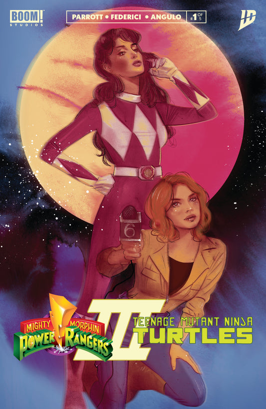 Mighty Morphin Power Rangers/ Teenage Mutant Ninja Turtles III #1 C BOOM 20th Anniversary Variant (Dressed, Lotay) - Image