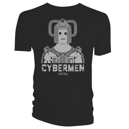 Doctor Who Cybermen 1970 T-shirt Xxl - Image