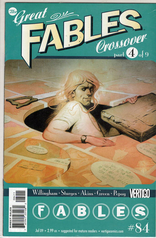 Pre-Owned - Fables #84  (July 2009) Scanned Image Pop Weasel Pre-Owned Comics