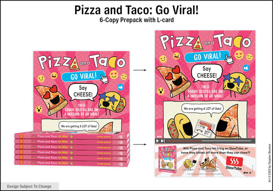 Pizza and Taco: Go Viral! 6-Copy Prepack with L-Card Spring 2026 - Image