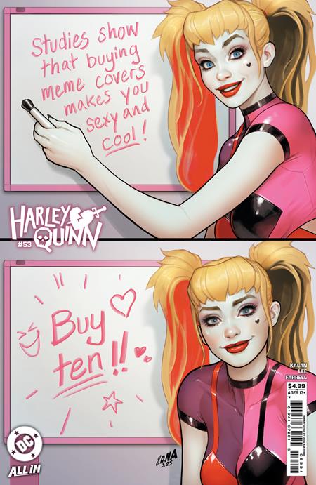 Harley Quinn #53  B David Nakayama Card Stock Var - Image