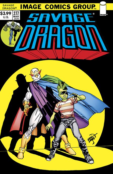 Savage Dragon #277  B Erik Larsen 70s Trade Dress Var - Image