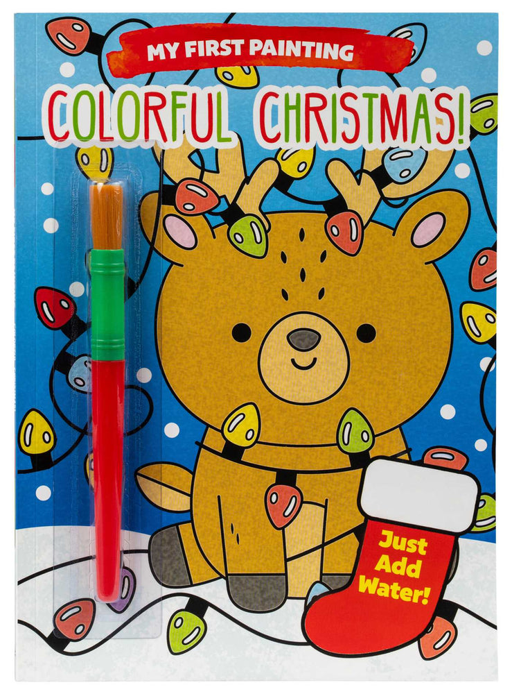 My First Painting: Colorful Christmas! - Mess Free Coloring Book, Water Coloring Book, Toddler Activity Book, For Kids Ages 3+ - Books - Image - Pop Weasel