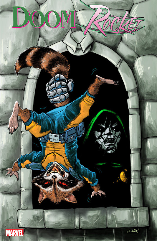 DOCTOR DOOM & ROCKET RACCOON #1 ARIO ANINDITO WINDOWSHADES VARIANT image