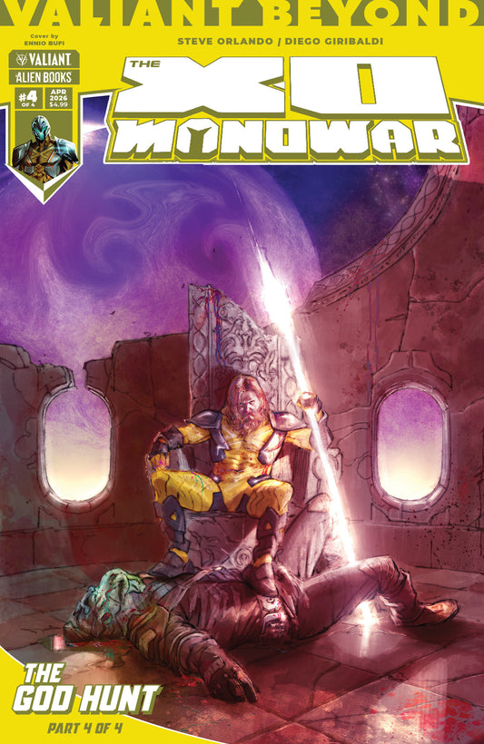 Valiant Beyond: The X-O Manowar #8--The God Hunt #4 Variant B (Bufi) - Image