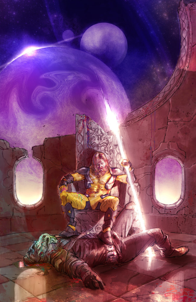 Valiant Beyond: The X-O Manowar #8--The God Hunt #4 Variant D (Bufi Full Art) - Comics - Image - Pop Weasel