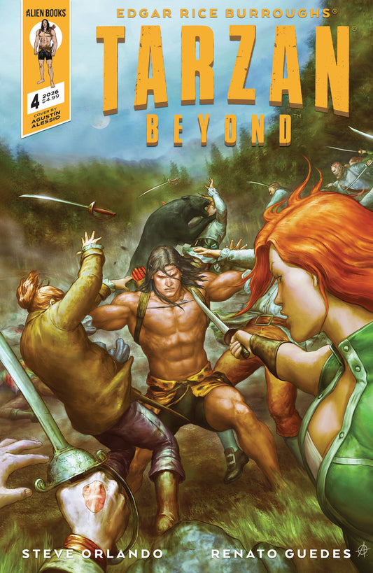 Tarzan Beyond #4 Cover A (Alessio) - Image