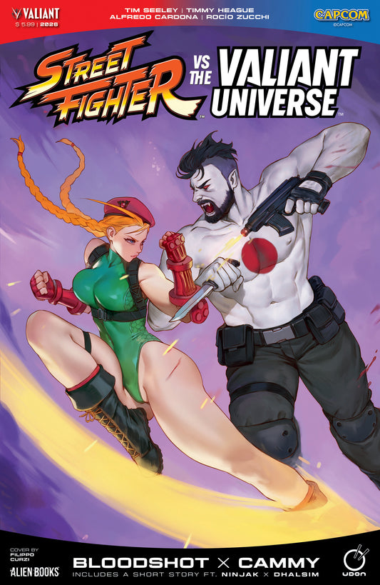 Street Fighter Vs. The Valiant Universe Special Cover A (Curzi) - Image