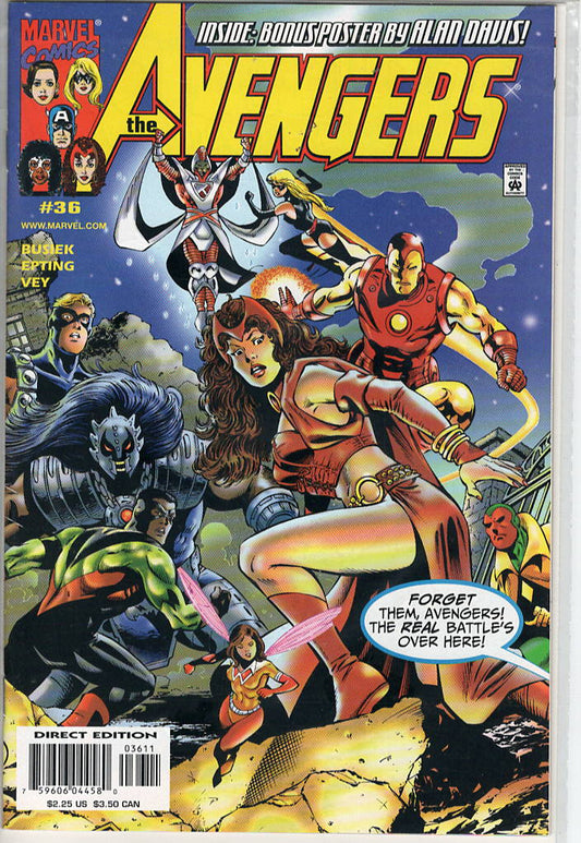 Pre-Owned - Avengers #36  (January 2001) Scanned Image Pop Weasel Pre-Owned Comics