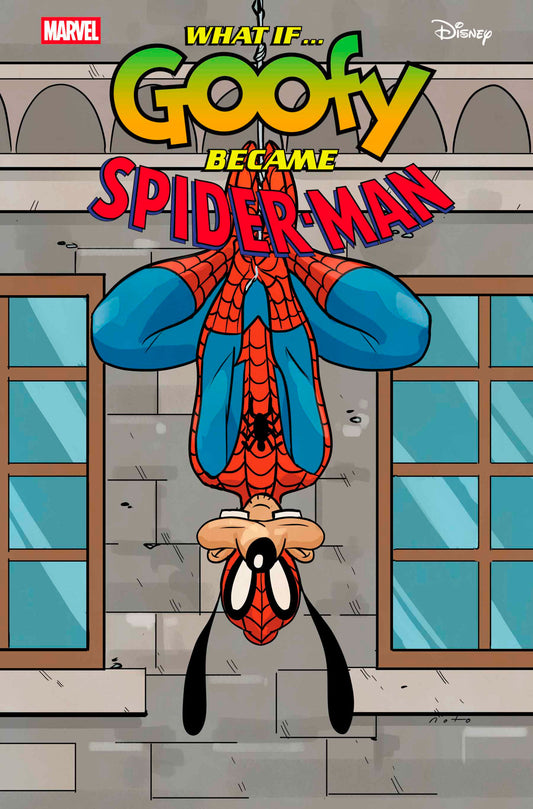 MARVEL & DISNEY: WHAT IF...? GOOFY BECAME SPIDER-MAN #1 PHIL NOTO GOOFY SPIDER-MAN VARIANT - Image