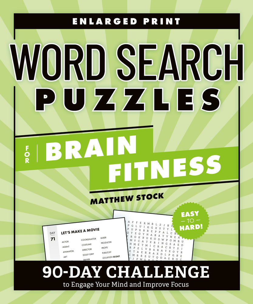 Word Search Puzzles for Brain Fitness - Image - Books - Image - Pop Weasel