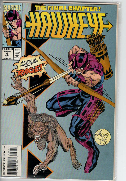 Pre-Owned - Hawkeye #4  (April 1994)