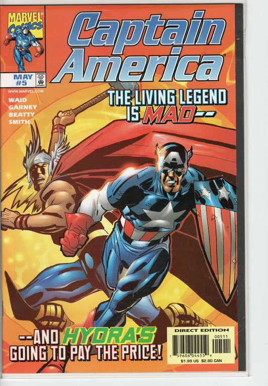 Pre-Owned - Captain America #5  (May 1998)