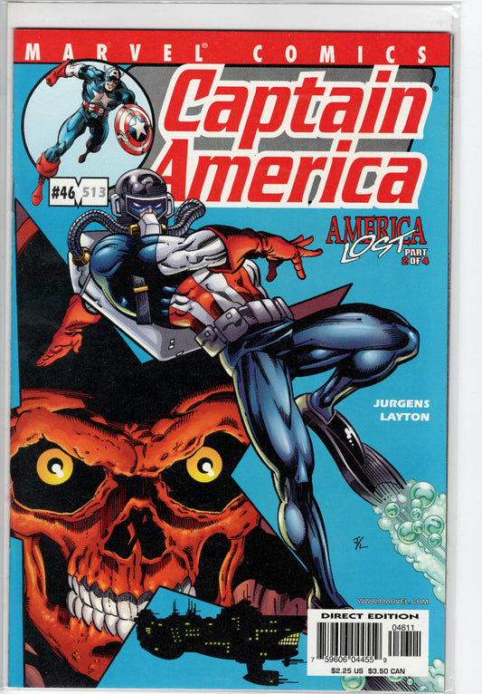 Pre-Owned - Captain America #46 (513)  (October 2001)