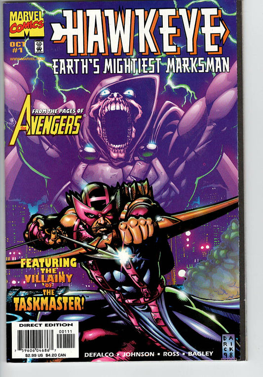 Pre-Owned - Hawkeye: Earth's Mightiest Marksman #1  (October 1998)