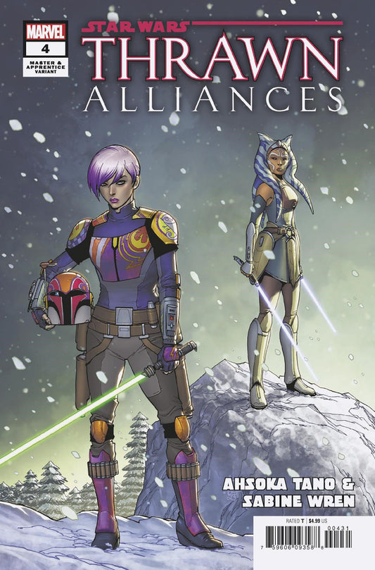 STAR WARS: THRAWN ALLIANCES #4 GIUSEPPE CAMUNCOLI AHSOKA TANO & SABINE WREN MASTER & APPRENTICE VARIANT