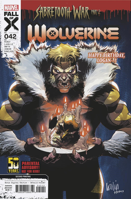 WOLVERINE #42 LEINIL YU 2ND PRINTING VARIANT