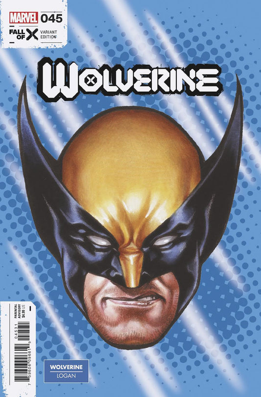 WOLVERINE #45 MARK BROOKS HEADSHOT VARIANT