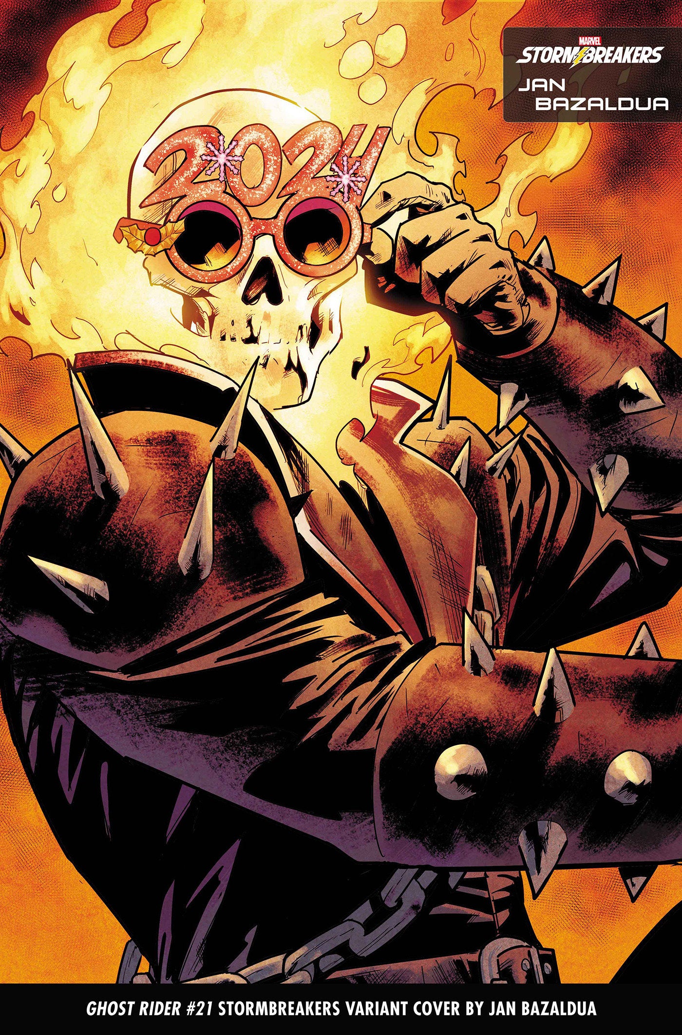 GHOST RIDER 21 JAN BAZALDUA STORMBREAKERS VARIANT