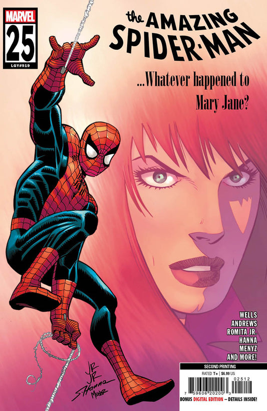 AMAZING SPIDER-MAN 25 JOHN ROMITA JR. 2ND PRINTING VARIANT