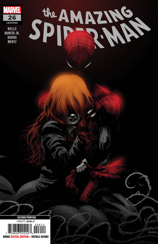 AMAZING SPIDER-MAN 26 KAARE ANDREWS 2ND PRINTING VARIANT