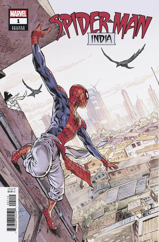 SPIDER-MAN: INDIA 1 ABHISHEK MALSUNI 2ND PRINTING VARIANT