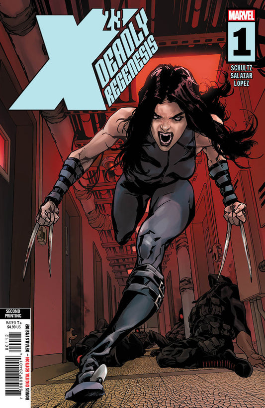 X-23: DEADLY REGENESIS 1 KALMAN ANDRASOFSZKY 2ND PRINTING VARIANT