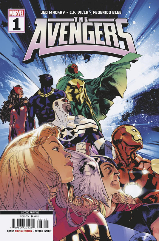 AVENGERS 1 STUART IMMONEN 2ND PRINTING VARIANT