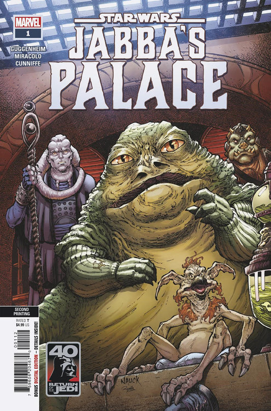 STAR WARS: RETURN OF THE JEDI - JABBA&#039;S PALACE 1 TODD NAUCK 2ND PRINTING VARIANT