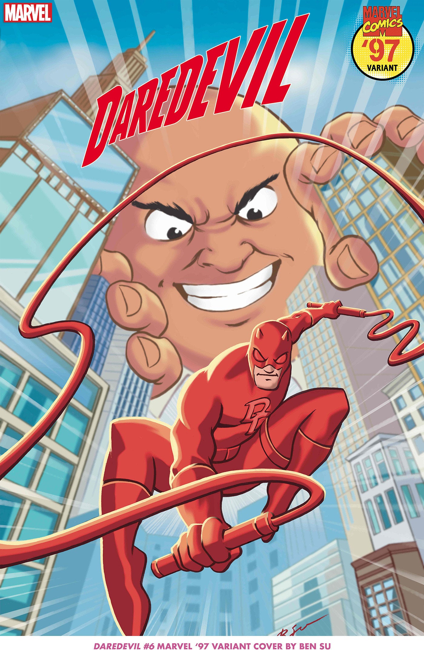 DAREDEVIL 6 BEN SU MARVEL 97 VARIANT