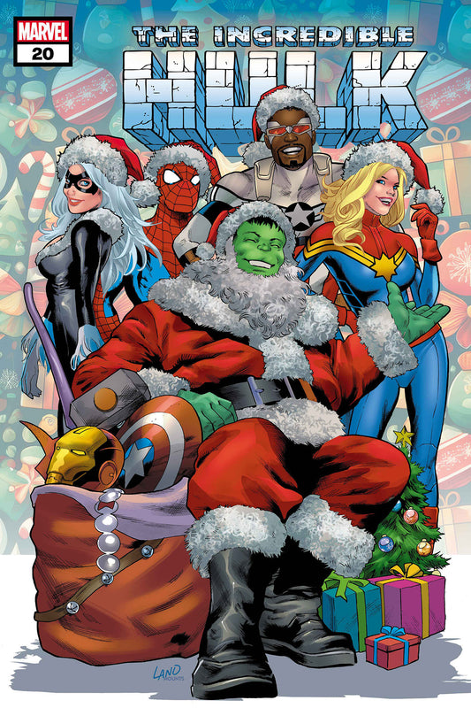 INCREDIBLE HULK #20 GREG LAND WINTER HOLIDAY VARIANT image