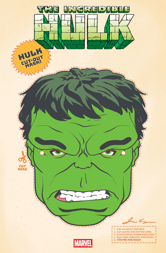Incredible Hulk #29 Retro Halloween Mask Variant - Image