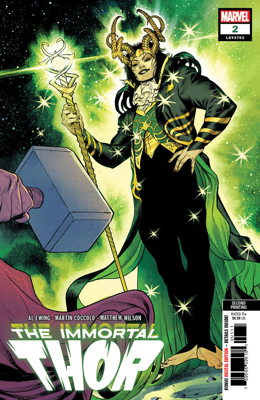 IMMORTAL THOR 2 MARTIN COCCOLO 2ND PRINTING VARIANT