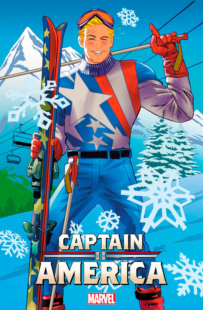 CAPTAIN AMERICA 4 GREG LAND SKI CHALET VARIANT - Comics - Image - Pop Weasel