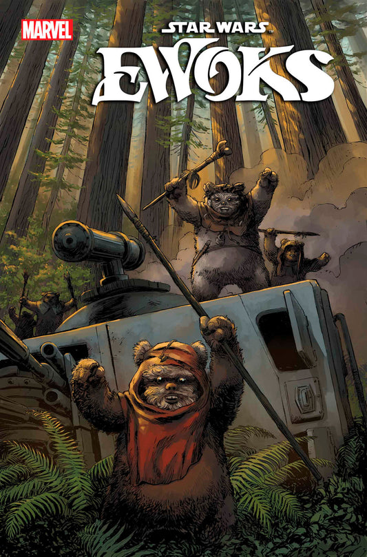 STAR WARS: EWOKS #2 DAVE WACHTER VARIANT image