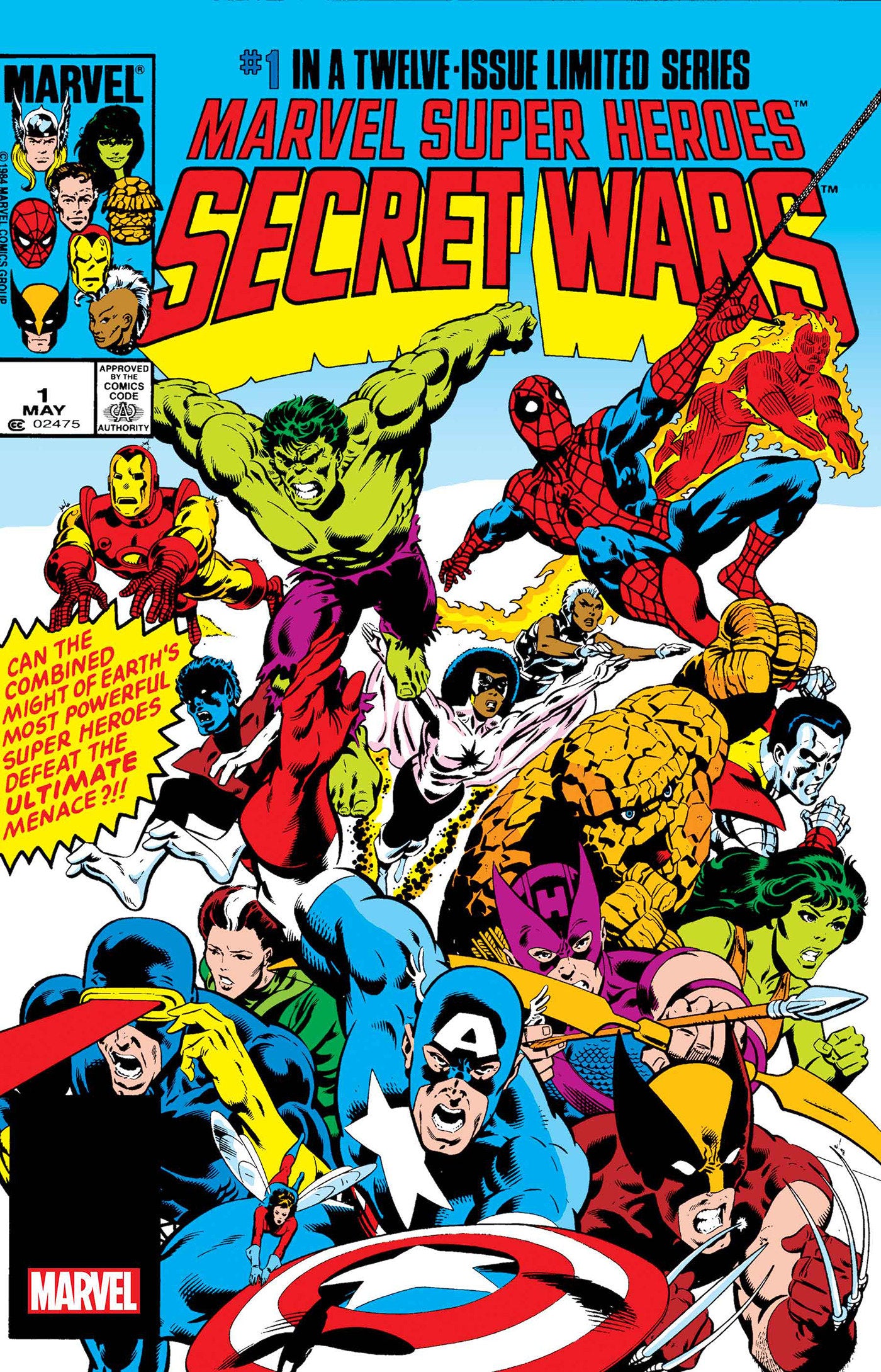 MARVEL SUPER HEROES SECRET WARS 1 FACSIMILE EDITION FOIL VARIANT