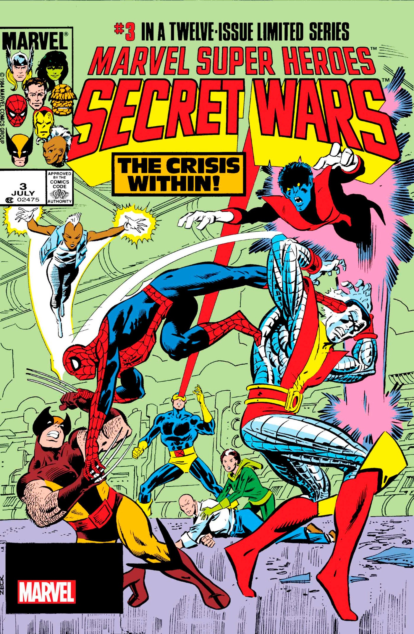 MARVEL SUPER HEROES SECRET WARS 3 FACSIMILE EDITION FOIL VARIANT