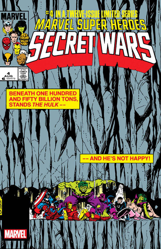 MARVEL SUPER HEROES SECRET WARS #4 FACSIMILE EDITION FOIL VARIANT