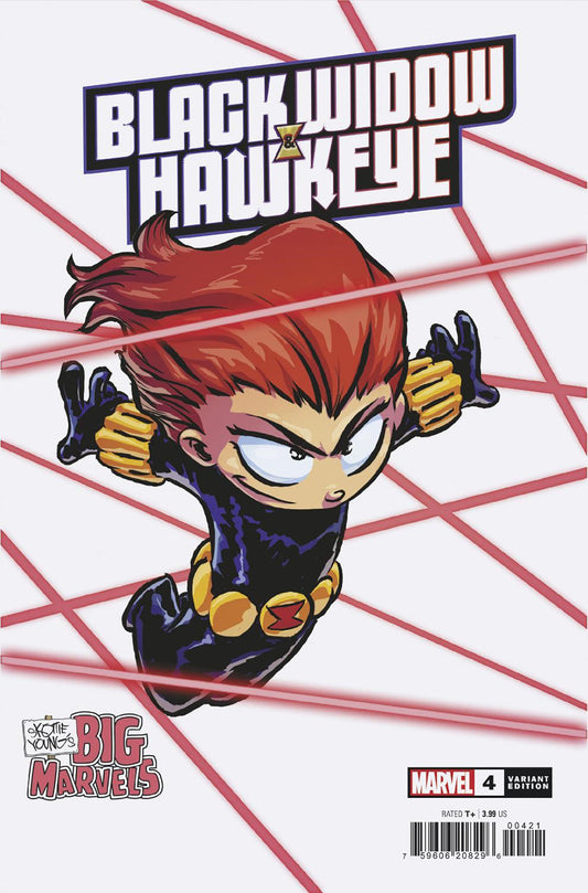 BLACK WIDOW & HAWKEYE #4 SKOTTIE YOUNG&#039;S BIG MARVEL VARIANT