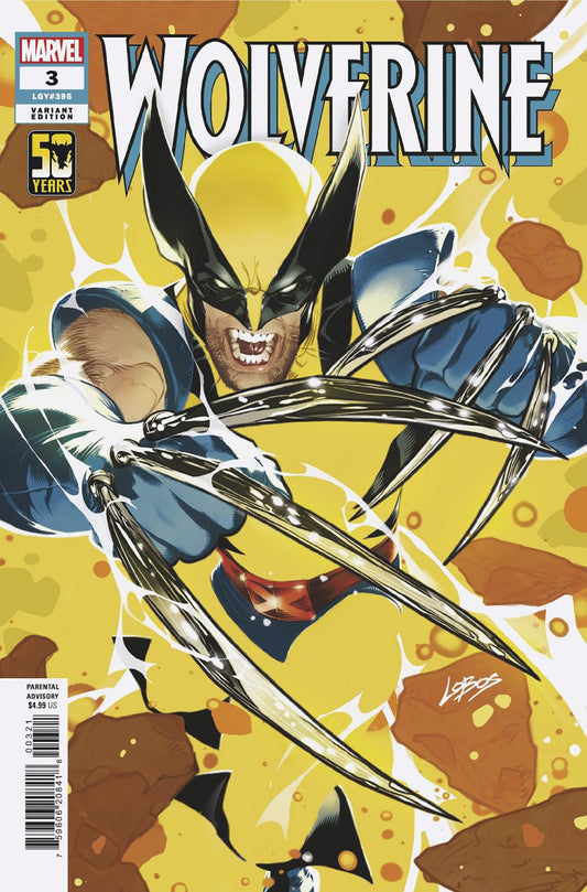 WOLVERINE #3 PABLO VILLALOBOS VARIANT image