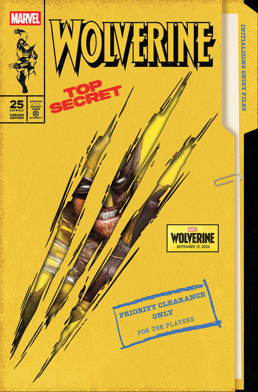 Wolverine #25 Jock Wolverine Game Variant - Image