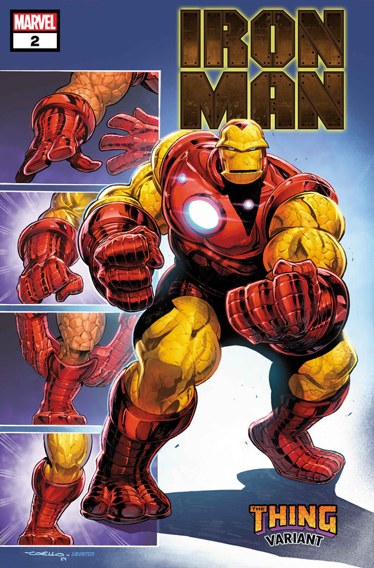 IRON MAN #2 IBAN COELLO THE THING! VARIANT image