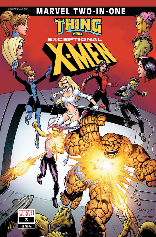 EXCEPTIONAL X-MEN #3 MARK BAGLEY MARVEL TWO-IN-ONE VARIANT image