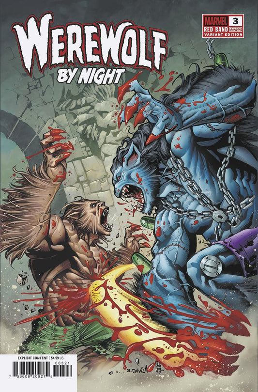 WEREWOLF BY NIGHT: RED BAND #3 SERGIO DAVILA VARIANT [POLYBAGGED] image