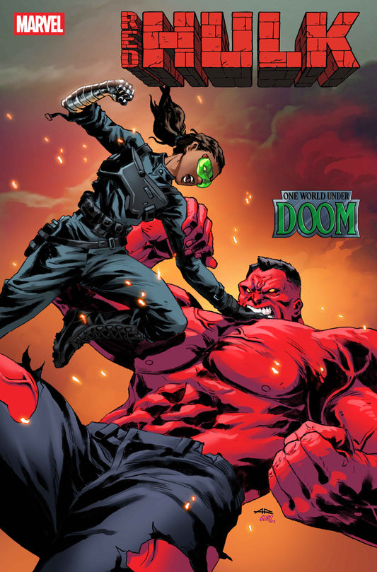 Red Hulk #8 Anand Ramcheron Variant [doom] - Image
