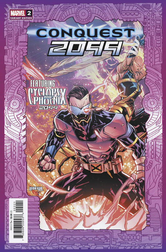 CONQUEST 2099 #2 KEN LASHLEY FRAME VARIANT image