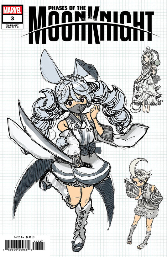PHASES OF THE MOON KNIGHT #3 YUJI KAKU DESIGN VARIANT image