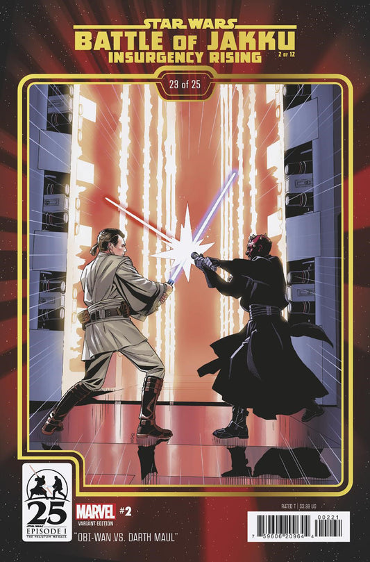 STAR WARS: BATTLE OF JAKKU - INSURGENCY RISING #2 CHRIS SPROUSE THE PHANTOM MENACE 25TH ANNIVERSARY VARIANT image